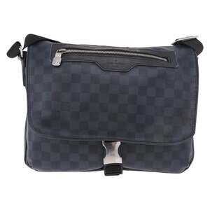 Louis Vuitton Damier Graphite Grafitte Daniel MM Shoulder Bag Black